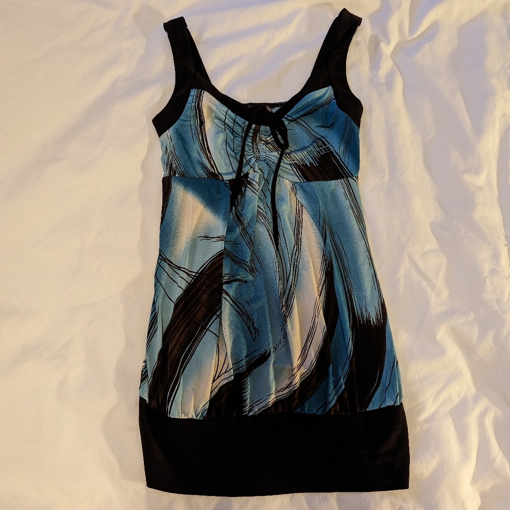 Blue and brown Twin blouse size S